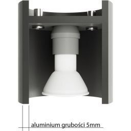 Sollux Lighting Orbis kinkiet 1x40W biały SL.0050