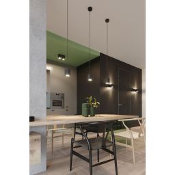 Sollux Lighting Orbis lampa wisząca 1x40W czarna SL.0051