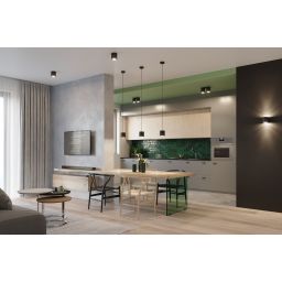 Sollux Lighting Orbis lampa wisząca 1x40W czarna SL.0051