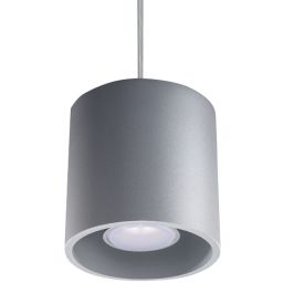 Sollux Lighting Orbis lampa wisząca 1x40W szara SL.0052