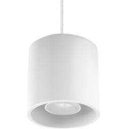 Sollux Lighting Orbis lampa wisząca 1x40W biała SL.0053