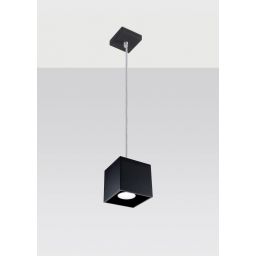 Sollux Lighting Quad lampa wisząca 1x40W czarna SL.0060