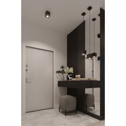 Sollux Lighting Quad lampa wisząca 1x40W czarna SL.0060