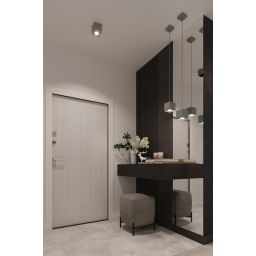 Sollux Lighting Quad 1 lampa wisząca 1x40W szara SL.0061