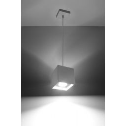 Sollux Lighting Quad 1 lampa wisząca 1x40W biała SL.0062
