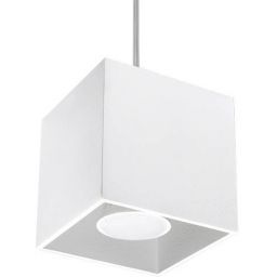 Sollux Lighting Quad 1 lampa wisząca 1x40W biała SL.0062