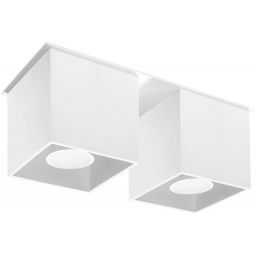 Sollux Lighting Quad 2 lampa podsufitowa 2x40W biała SL.0065