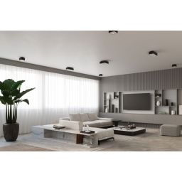 Sollux Lighting Mono lampa podsufitowa 4x40W czarna/biała SL.0073