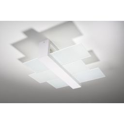 Sollux Lighting Feniks lampa podsufitowa 2x60W biała SL.0078