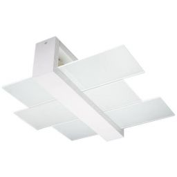 Sollux Lighting Feniks lampa podsufitowa 2x60W biała SL.0078