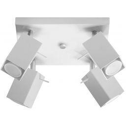 Sollux Lighting Merida 4 lampa podsufitowa 4x40W biała SL.0098