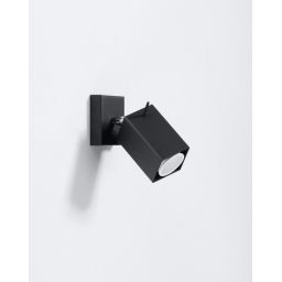 Sollux Lighting Merida kinkiet 1x40W czarny SL.0099