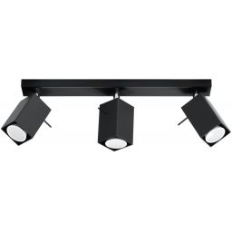 Sollux Lighting Merida lampa podsufitowa 3x40W czarna SL.0101