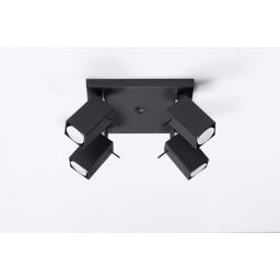 Sollux Lighting Merida lampa podsufitowa 4x40W czarna SL.0102