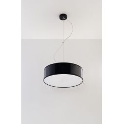 Sollux Lighting Arena lampa wisząca 2x60W czarna SL.0115