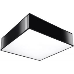 Sollux Lighting Horus plafon 2x60W czarny SL.0136