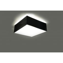 Sollux Lighting Horus plafon 1x60W czarny SL.0142