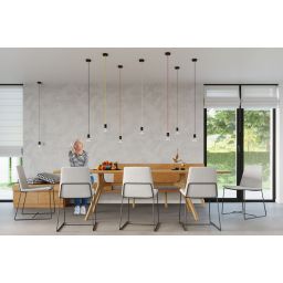 Sollux Lighting Edison lampa wisząca 1x60W czarna SL.0152