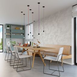 Sollux Lighting Edison lampa wisząca 1x60W czarna SL.0152