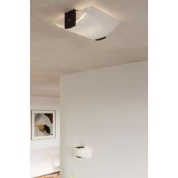 Sollux Lighting Emilio kinkiet 2x60W biały/wenge SL.0185