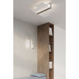 Sollux Lighting Massimo lampa podsufitowa 2x60W biała/chrom SL.0188