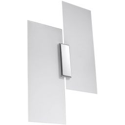 Sollux Lighting Fabiano kinkiet 2x60W chrom/biały SL.0197