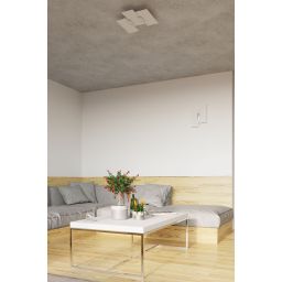 Sollux Lighting Fabiano lampa podsufitowa 3x60W chrom/biały SL.0198