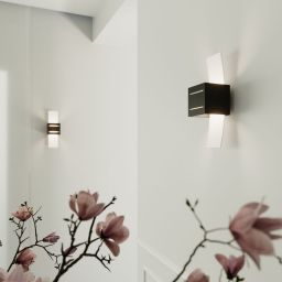 Sollux Lighting Loreto kinkiet 1x40W czarny/biały SL.0201