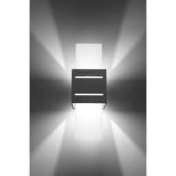 Sollux Lighting Loreto kinkiet 1x40W szary SL.0202