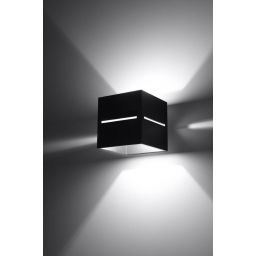 Sollux Lighting Lobo kinkiet 1x40W czarny SL.0204