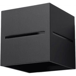 Sollux Lighting Lobo kinkiet 1x40W czarny SL.0204