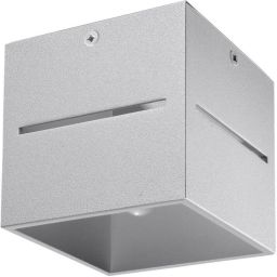 Sollux Lighting Lobo lampa podsufitowa 1x40W szara SL.0208
