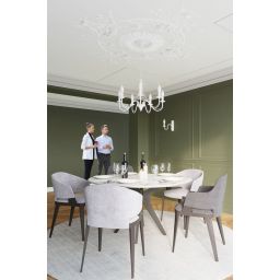 Sollux Lighting Minerwa lampa wisząca 7x40W biała SL.0215