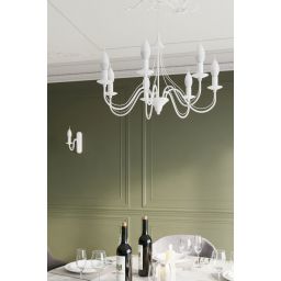 Sollux Lighting Minerwa lampa wisząca 7x40W biała SL.0215