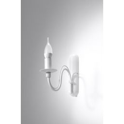 Sollux Lighting Minerwa kinkiet 1x40W biały SL.0216