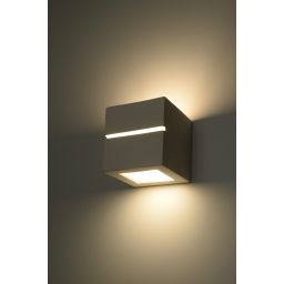 Sollux Lighting Leo Line kinkiet 1x60W biały SL.0230