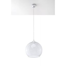 Sollux Lighting Ball lampa wisząca 1x60W przezroczysta SL.0248