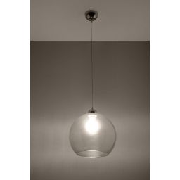 Sollux Lighting Ball lampa wisząca 1x60W przezroczysta SL.0248