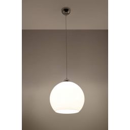 Sollux Lighting Ball lampa wisząca 1x60W biała SL.0256