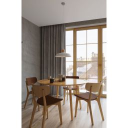 Sollux Lighting Afra lampa wisząca 1x60W szara SL.0282