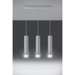 Sollux Lighting Lagos lampa wisząca 3x40W biała SL.0325