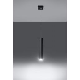 Sollux Lighting Lagos lampa wisząca 1x40W czarna SL.0327