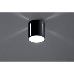Sollux Lighting Inez lampa podsufitowa 1x40W czarna SL.0356