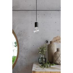 Sollux Lighting Edison kinkiet 1x60W czarny SL.0373
