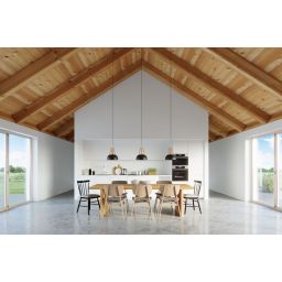 Sollux Lighting Casco lampa wisząca 1x60W czarny/drewno naturalne SL.0390