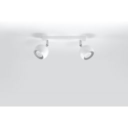Sollux Lighting Oculare 2 lampa podsufitowa 2x40W biała SL.0438