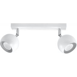 Sollux Lighting Oculare 2 lampa podsufitowa 2x40W biała SL.0438