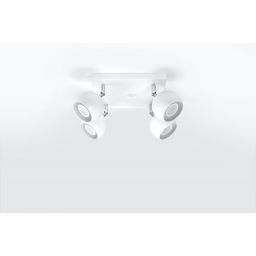 Sollux Lighting Oculare 4 lampa podsufitowa 4x40W biała SL.0440