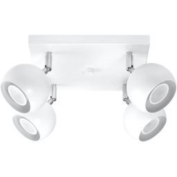 Sollux Lighting Oculare 4 lampa podsufitowa 4x40W biała SL.0440