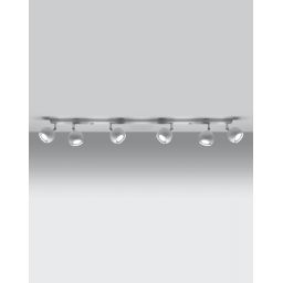 Sollux Lighting Oculare 6 lampa podsufitowa 6x40W biała SL.0442